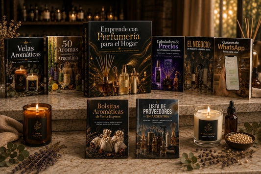 Sistema Completo Emprende con Perfumería para el Hogar + 7 Bonos de Regalo 🎁